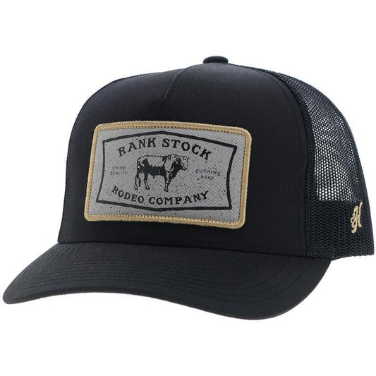 Hooey 2561T-BK Rank Stock Hat