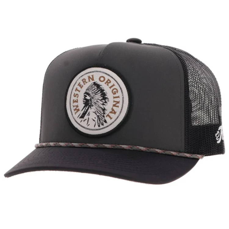 Hooey 2526T-CHBK Quanah Ball Cap