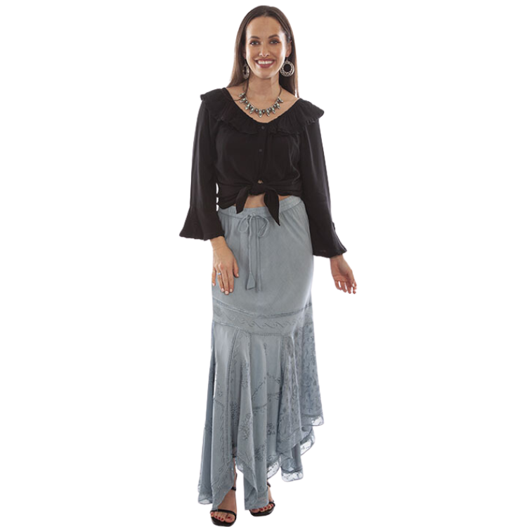 Scully HC64 - Ash Grey - Rayon Skirt