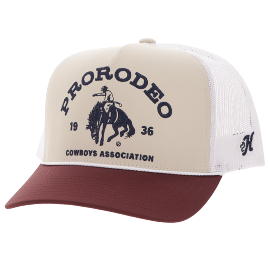 Hooey 2663T-TNWH - PRCA Ball Cap