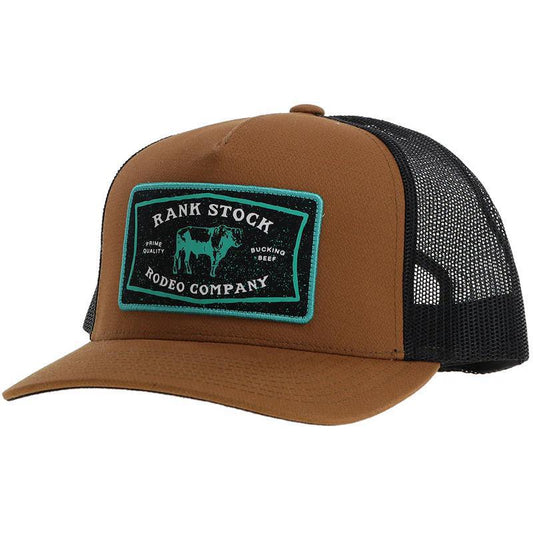 Hooey 2361T-BRBK "RANK STOCK" HAT BROWN/BLACK