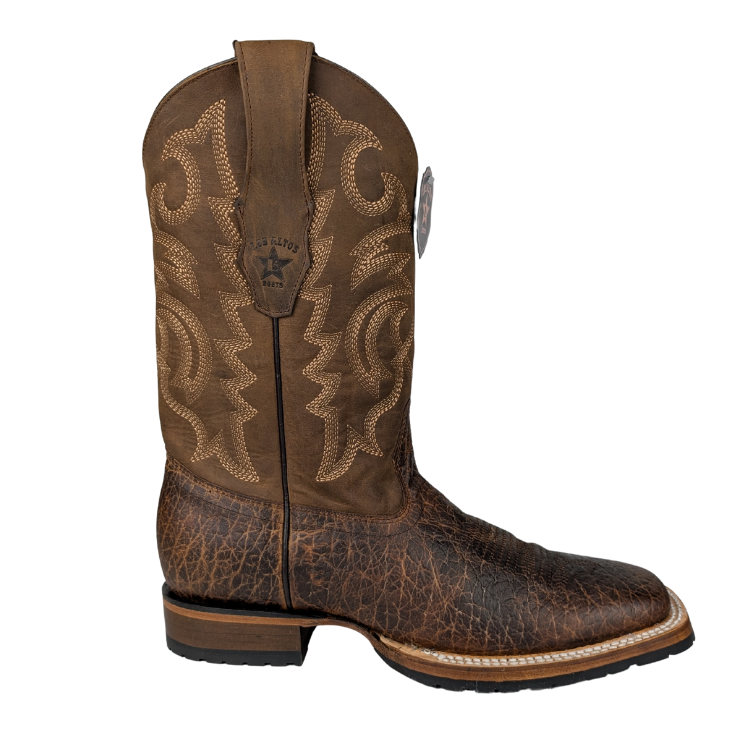 Los Altos 82TG3151 Men's Wide Square Bull Shoulder - Grasso Honey