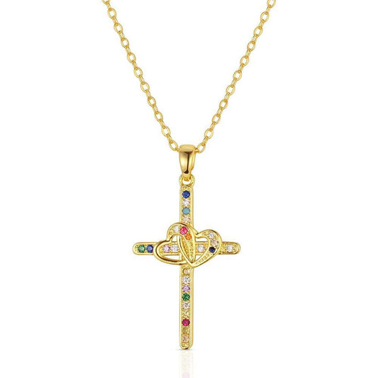 Montana Silversmith NC6475 - Northern Lights Cross Necklace
