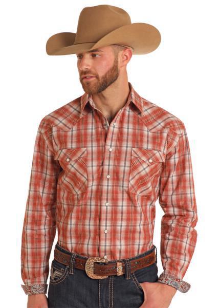 Rock & Roll RMN2S05099 Mens LS Snap