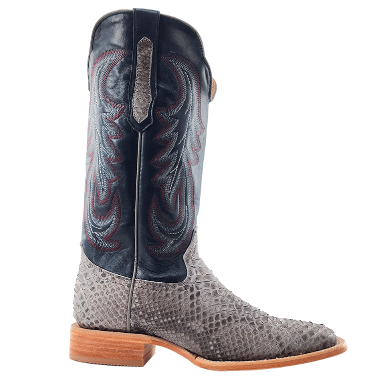 R Watson RW7914-2 Men's Grey Sueded Python