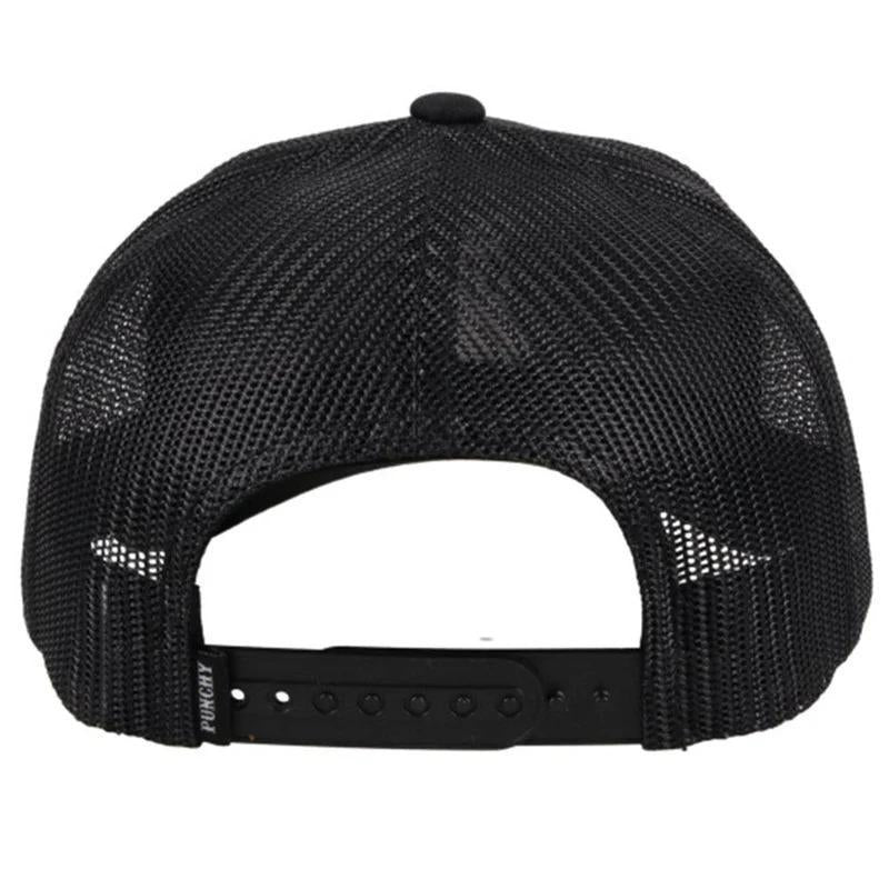 Hooey 5028T-BK "PUNCHY" SNAPBACK BLACK HAT