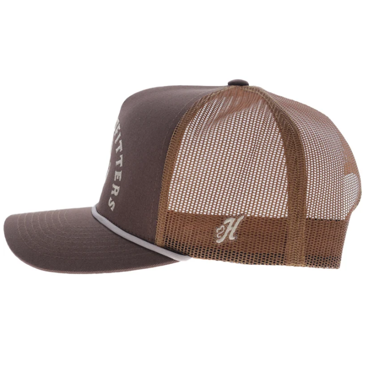 Hooey - 6043T-BRTN - Shed - Brown 5-Panel Trucker with Tan Embroidery Logo
