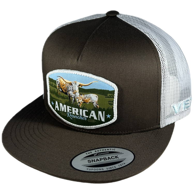 Vexil HT-324-006 American Rancher - Longhorn Cow/Calf - Brown/White Mesh