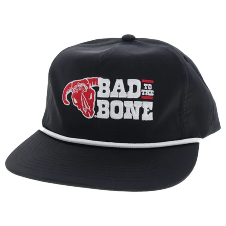 Hooey BC2610T-BK Bad Company 5-Panel Full Surround Ball Cap-Black