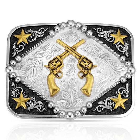 Montana Silversmith A1078P - Six Shooter Buckle