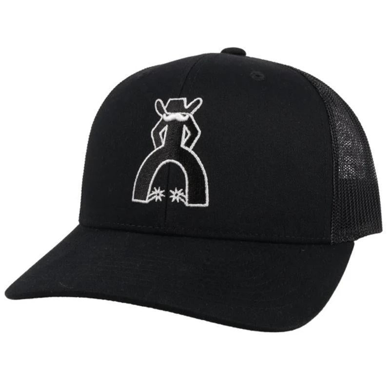 Hooey 5028T-BK "PUNCHY" SNAPBACK BLACK HAT