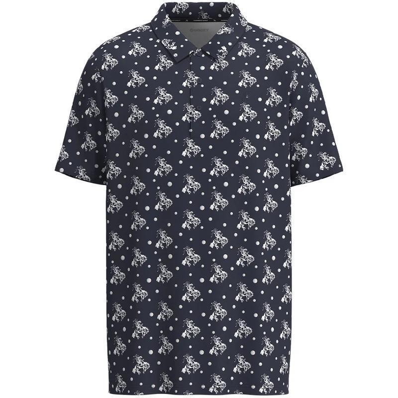 Hooey HP2601NVPR "The Weekender" Polo Navy/White