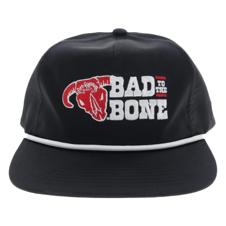 Hooey BC2610T-BK Bad Company 5-Panel Full Surround Ball Cap-Black
