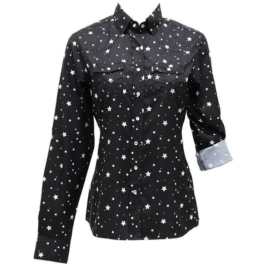 Hooey HT1867BKWH Women's Sol Shirt