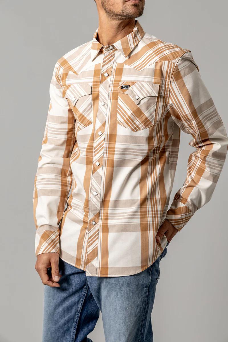 Kimes Ranch Double R Dress Shirt - WW Brown
