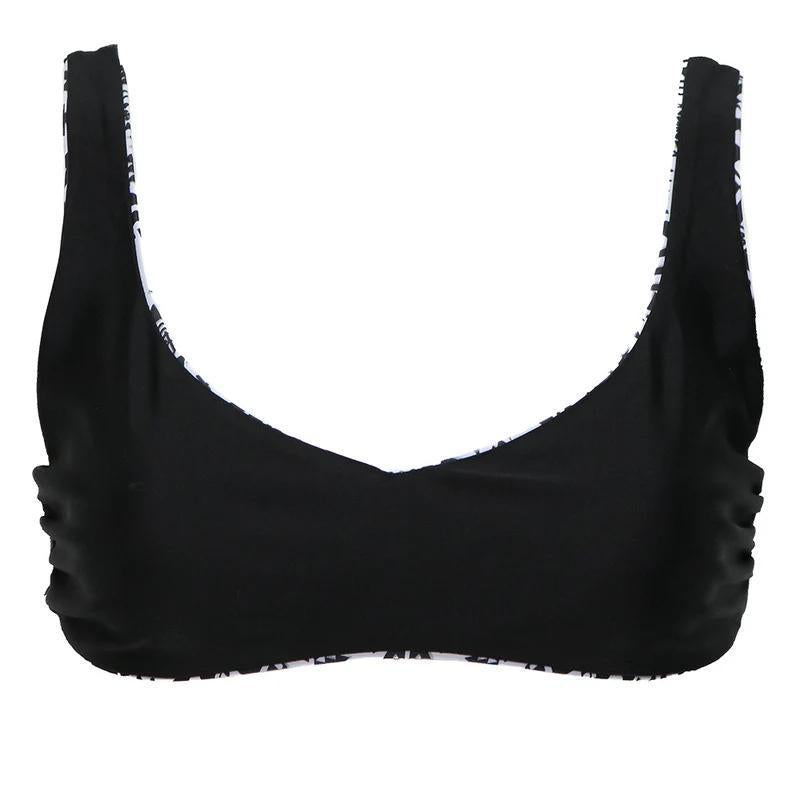 Hooey HST102AZBK Women's "The Rampy" Reversible Swimsuit Top