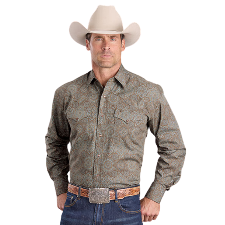 Stetson 11-001-0425-2066 Men's Snap Shirt