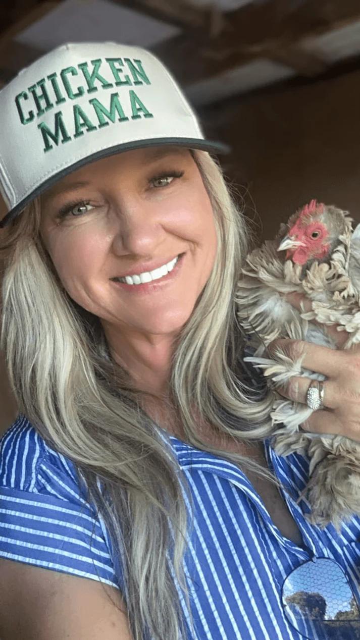 American Farm Co - Chicken Mama - Embroidered Trucker Hat