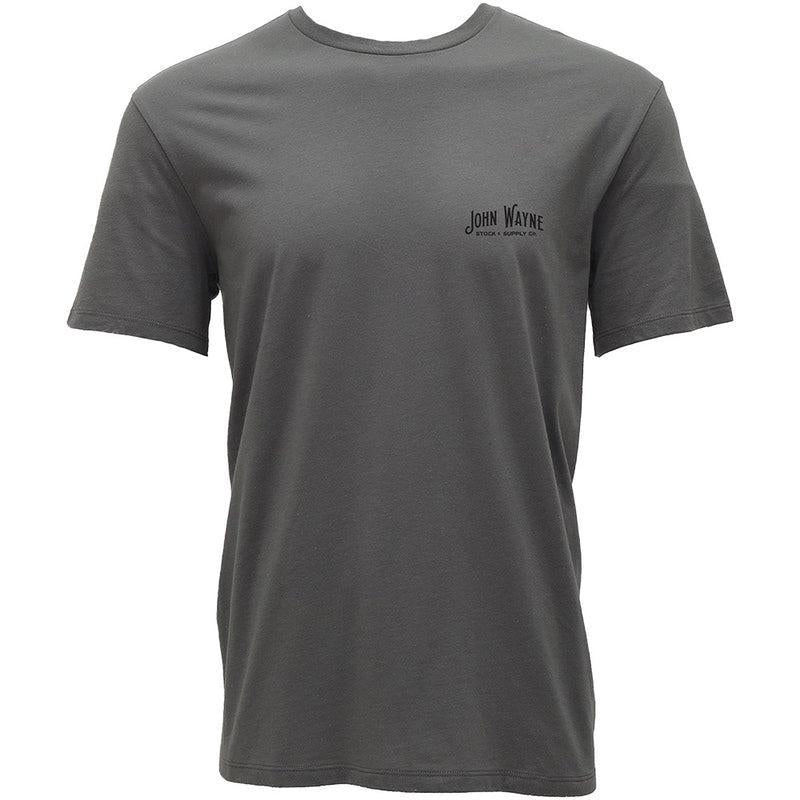 Hooey HT2661DKGY "John Wayne" Dark Grey Pocket T-shirt