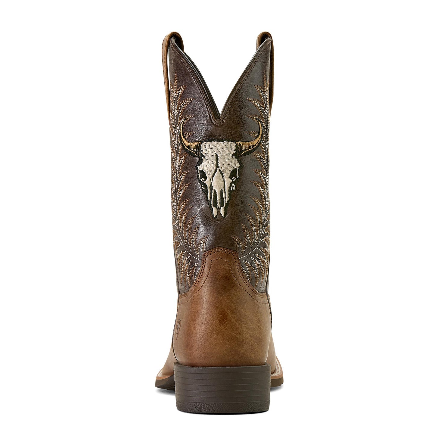 Ariat 10064053 Men's Sport Steer Skull Cowboy Boot - Sandstorm