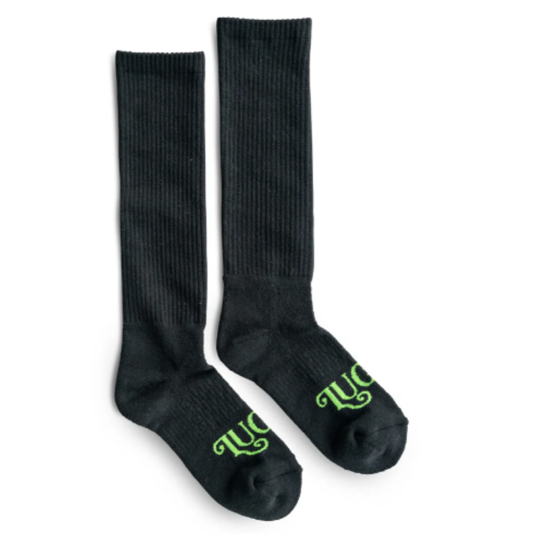 Lucky Chuck 1101261036 - The Cowboy - Black - Socks Pair