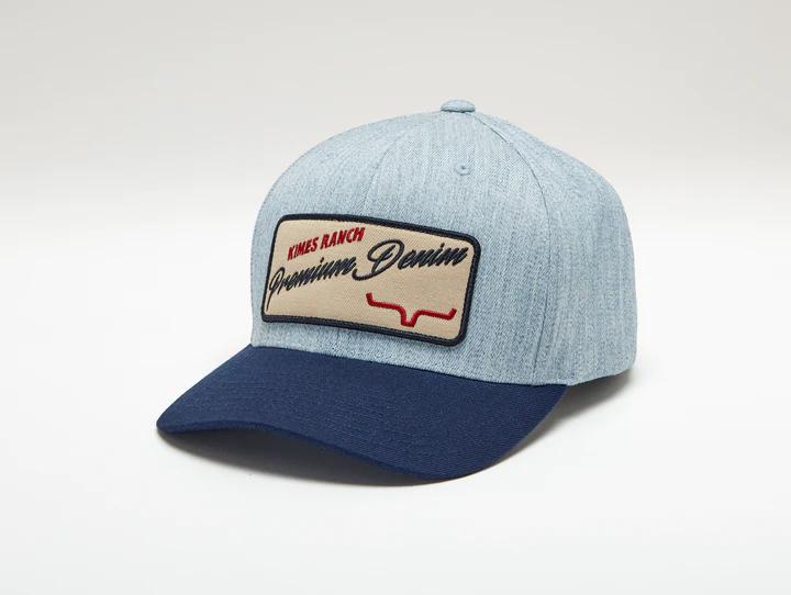 Kimes Ranch Premium Denim Hat Blue Heather