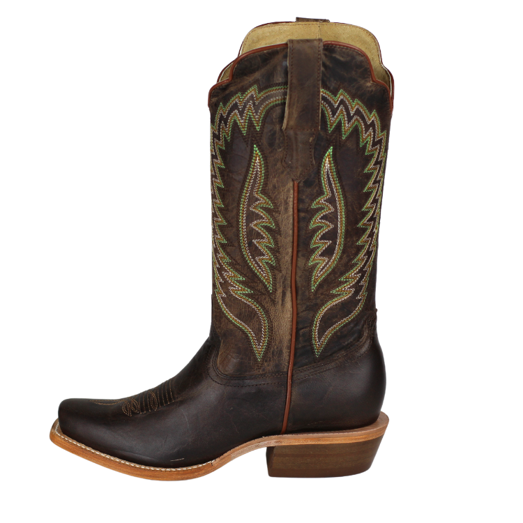 R Watson RW Ranch WRL0001-1 Women's Mad Brown Cowhide/Goat