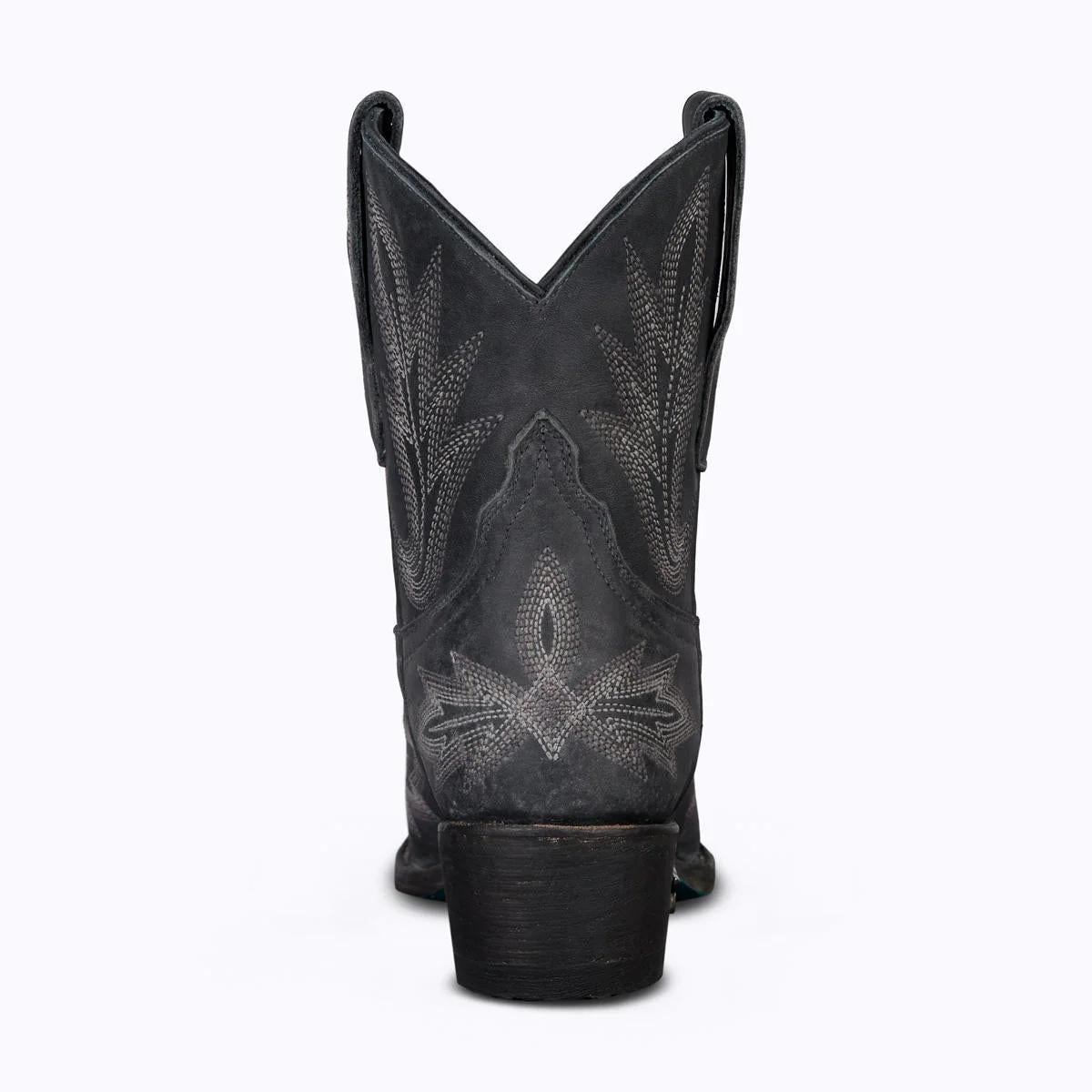 Lane LB0493C Lexington Bootie-Distressed Jet Black