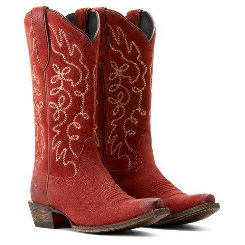 Ariat 10053791 Women's Jukebox Western Boot Cayenne Suede