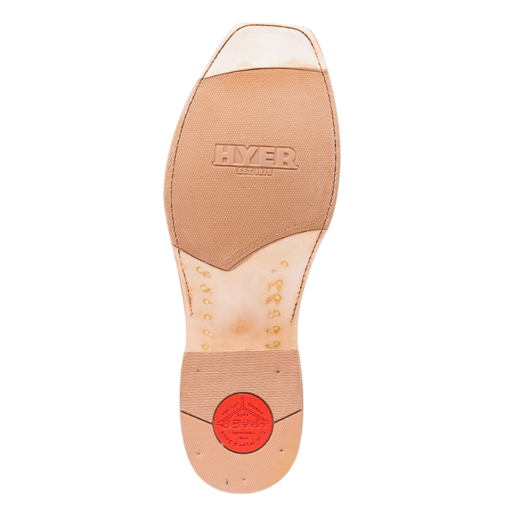 Hyer HM12029 McCune Bison Boots - Deep Aqua/Chocolate Brown