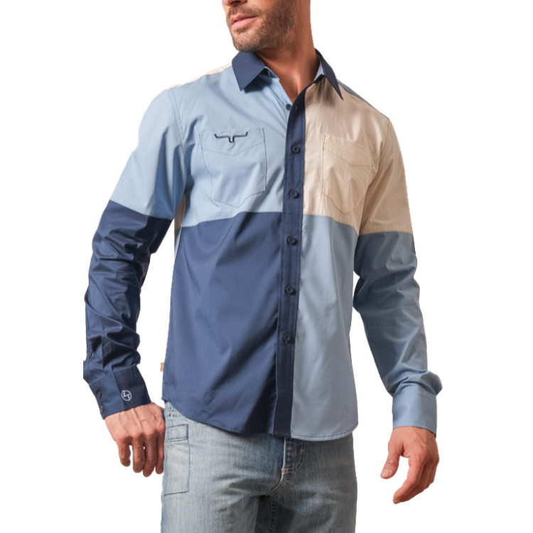 Kimes Ranch Zach Top -  ZT BLOCK PARTY - MDS0000047 - MID BLUE - BL062