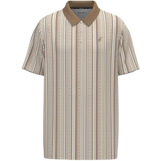 Hooey HP2601CRST "The Weekender" Polo Cream/Stripe