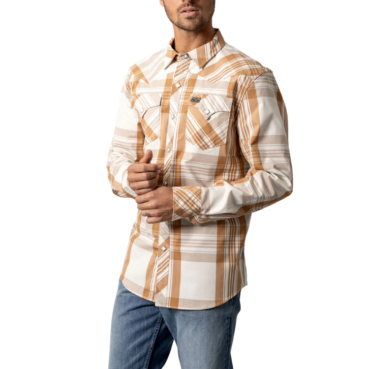Kimes Ranch Double R Dress Shirt - WW Brown