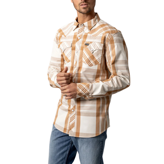 Kimes Ranch Double R Dress Shirt - WW Brown