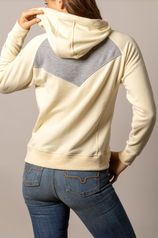 Kimes Ranch STELLA Butter Yellow/Grey Hoodie